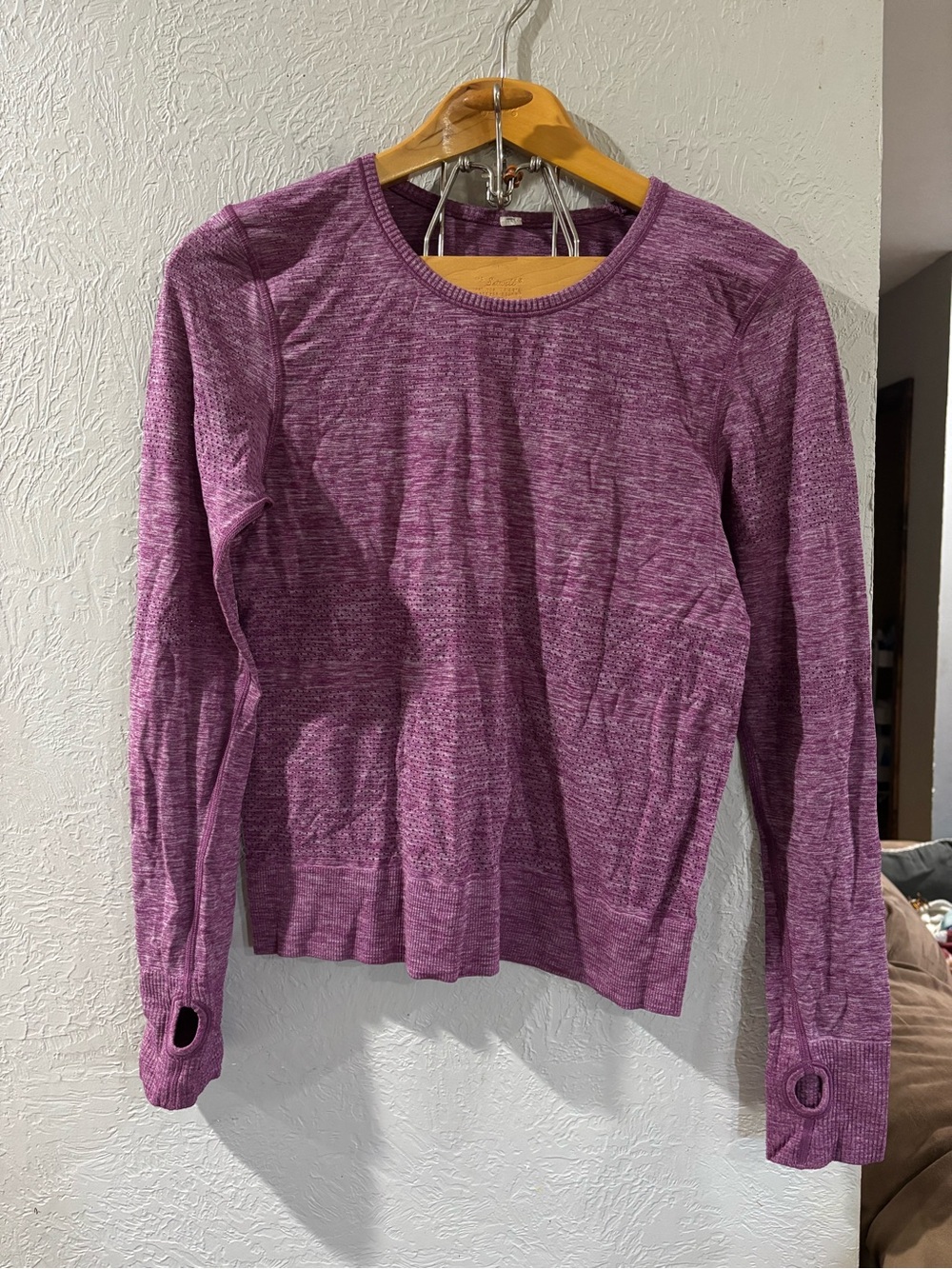 Lululemon Swiftly Relaxed-Fit Long Sleeve Shirt in Vivid Plum Multi purple Med